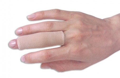 Dedeira Tubo Protetor em Gel para Dedos Anti Calo - Sem Ponta c/ Tecido