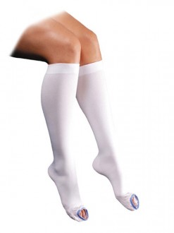 Meia de Compressão Antitrombo 18mmHg 3/4 