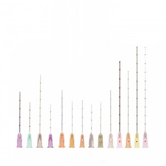 Microcânula Flexível para Preenchedor Facial - Todos Tamanhos