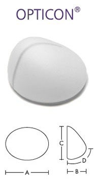 Protese de Silicone Microtexturizada Anatomica Opticon Mesmo Sensitive Curva D