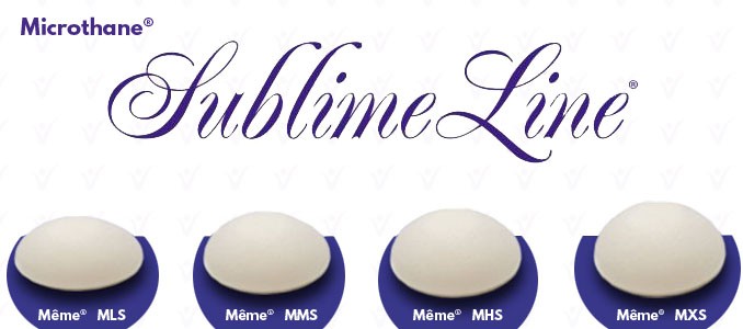 Protese de Silicone Poliuretano Redonda Meme Microthane Sublime