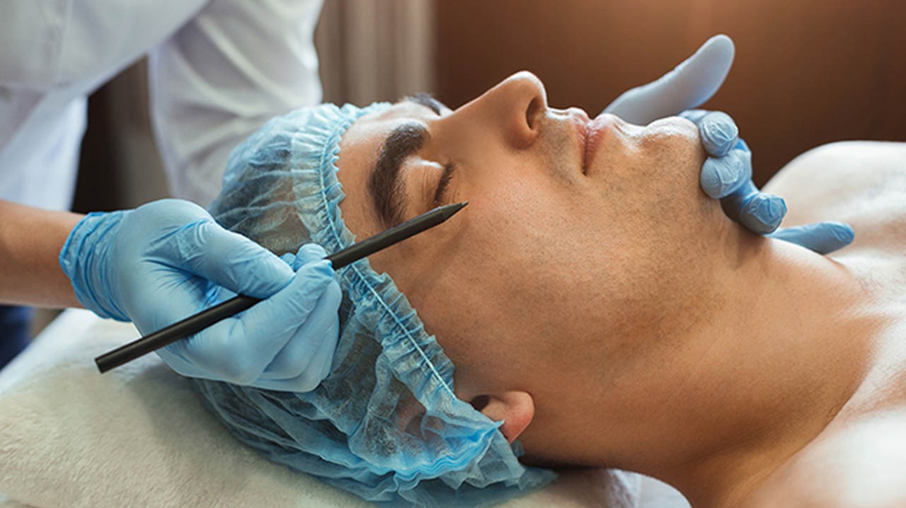 cirurgia plástica masculina rosto