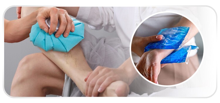 compressas no local da equimose para tratamento