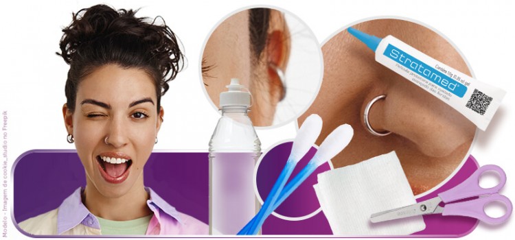 Cuidados para pós-perfuração de piercing 