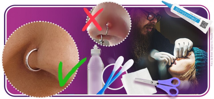 Piercing inflamado - 7 dicas para higienizar e tratar!