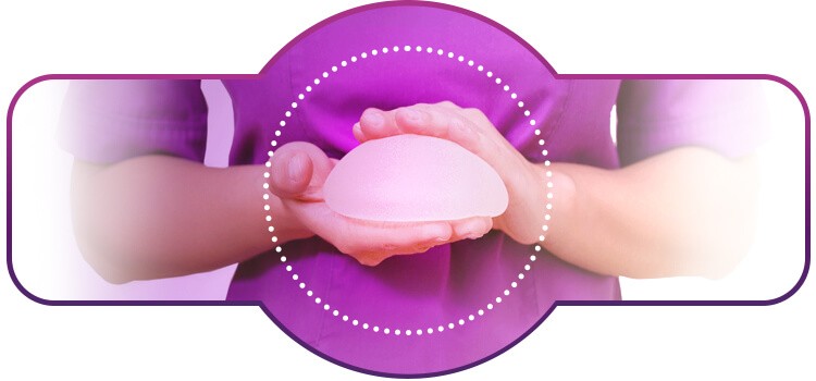 Silicone por cima do músculo